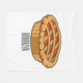 Pie-Cartoon-Abbildung Fleecedecke (Vorderseite (Horizontal))