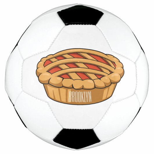 Pie-Cartoon-Abbildung Fußball (Vorderseite)
