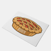 Pie-Cartoon-Abbildung Fußmatte (Schrägansicht)