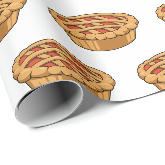 Pie-Cartoon-Abbildung Geschenkpapier (Rolleneckpunkt)