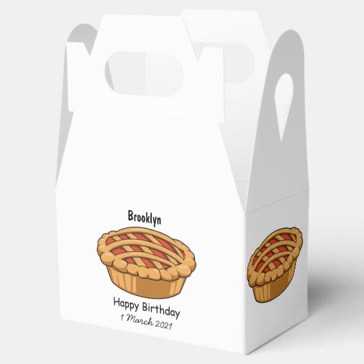 Pie-Cartoon-Abbildung Geschenkschachtel (Geöffnet)