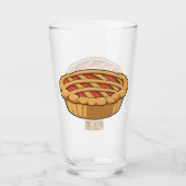 Pie-Cartoon-Abbildung Glas (Rückseite)