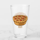 Pie-Cartoon-Abbildung Glas (Vorderseite)