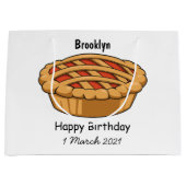 Pie-Cartoon-Abbildung Große Geschenktüte (Vorderseite)