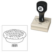 Pie-Cartoon-Abbildung Gummistempel (Stempel)