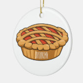 Pie-Cartoon-Abbildung Keramik Ornament (Links)
