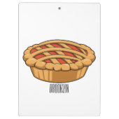 Pie-Cartoon-Abbildung Klemmbrett (Rückseite)