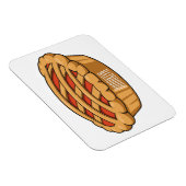 Pie-Cartoon-Abbildung Magnet (Rechte Seite)