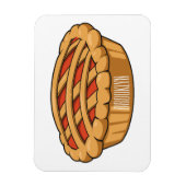 Pie-Cartoon-Abbildung Magnet (Vertikal)