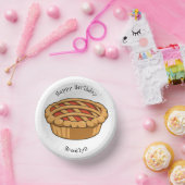 Pie-Cartoon-Abbildung Pappteller (Party)