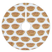 Pie-Cartoon-Abbildung Polyester Weihnachtsbaumdecke (Vorderseite)