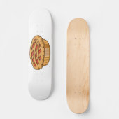 Pie-Cartoon-Abbildung Skateboard (Vorderseite)