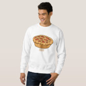 Pie-Cartoon-Abbildung Sweatshirt (Vorne ganz)