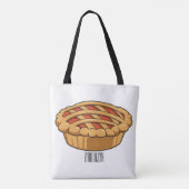 Pie-Cartoon-Abbildung Tasche (Rückseite)
