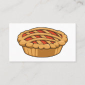 Pie-Cartoon-Abbildung Visitenkarte (Rückseite)