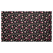 Pie Circles and Bars Pattern 271019v1 - Black Stoff (Fat Quarter (45,7 x 55,9 cm))