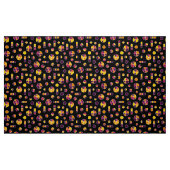 Pie Circles and Bars Pattern 271019v2 - Black Stoff (Fat Quarter (45,7 x 55,9 cm))