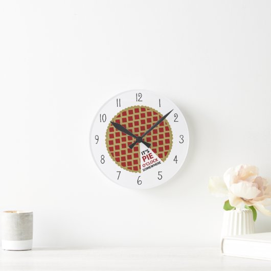 Pie Clock Runde Wanduhr (Zuhause)