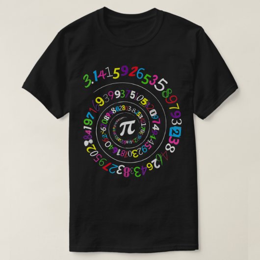 Pie Day  for Boys Numbers Graphic Tee  (Design vorne)