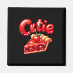 Pie Day Pi Day Erntedank Cherry Niedlich Pie Süsse Magnet