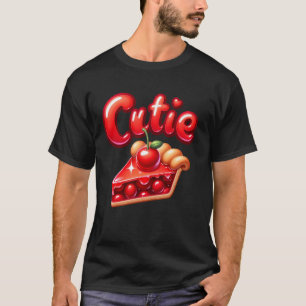 Pie Day Pi Day Erntedank Cherry Niedlich Pie Süsse T-Shirt
