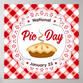 Pie Day Poster zu feiern Kuchen! (Vorne)