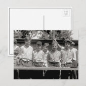 Pie Eating Contest, 1923 Postkarte (Vorne/Hinten)
