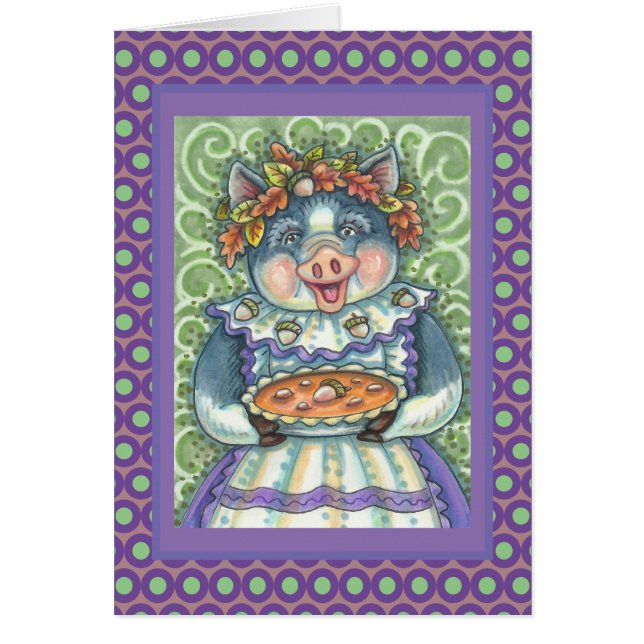 PIE-ERNTEDANK-KARTENLÖSUNG FÜR SCHWEINE UND ACORN (Vorne)