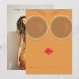 Pie Eyes Foto Erntedank Card Feiertagskarte