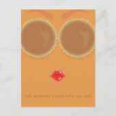 Pie Eyes Foto Erntedank Postkarte (Vorderseite)