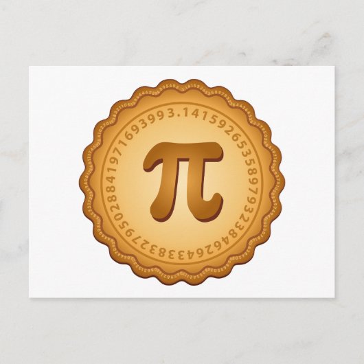 PIE für alle am Pi-Day-Party Postkarte (Vorderseite)