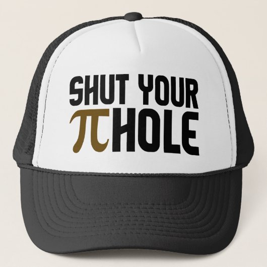 ‚PIE HOLE‘ TRUCKERKAPPE (Vorderseite)