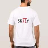Pie in Sky Math Spaß Design T-Shirt (Rückseite)