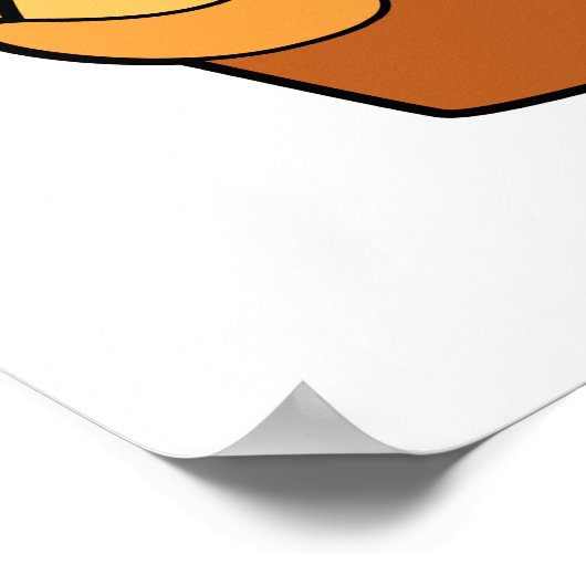 Pie-land Funny Island Pun Poster (Ecke)