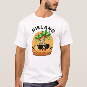 Pie-Land Lustige Insel Wortspiel T-Shirt