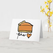 Pie Liebe! Karte (Gelbe Blume)