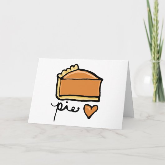Pie Liebe! Karte (Vorderseite)