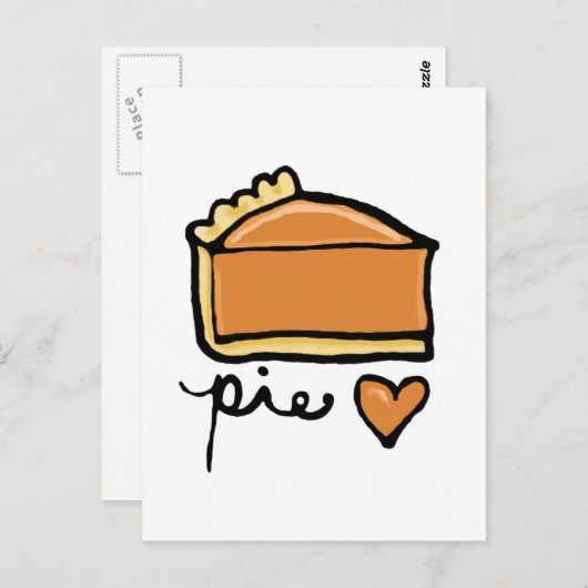 Pie Liebe! Postkarte (Vorne/Hinten)