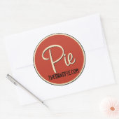 Pie Logo Sticker - Blatt von 6! (Umschlag)