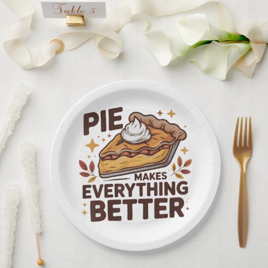 Pie macht besser pappteller (Hochzeit)
