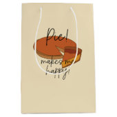 Pie macht mich glücklich Pie Mittlere Geschenktüte (Vorderseite)