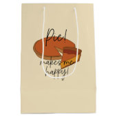 Pie macht mich glücklich Pie Mittlere Geschenktüte (Rückseite)
