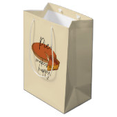 Pie macht mich glücklich Pie Mittlere Geschenktüte (Rückseite Schrägansicht)