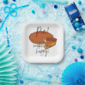 Pie macht mich glücklich, Pie Party Pappteller (Party)