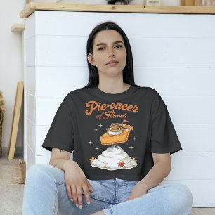 Pie-oneer of Flavor - Pumpkin Pie Erntedank Tri-Blend Shirt