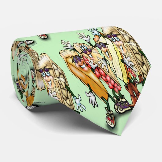 Pie Party Krawatte (Gerollt)