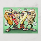 Pie Party Postkarte (Vorderseite)