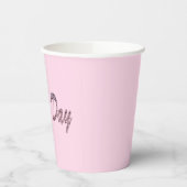 Pie Pink Pi Day Pappbecher (Links)