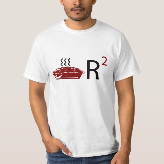 Pie R Squared T-Shirt (Vorderseite)