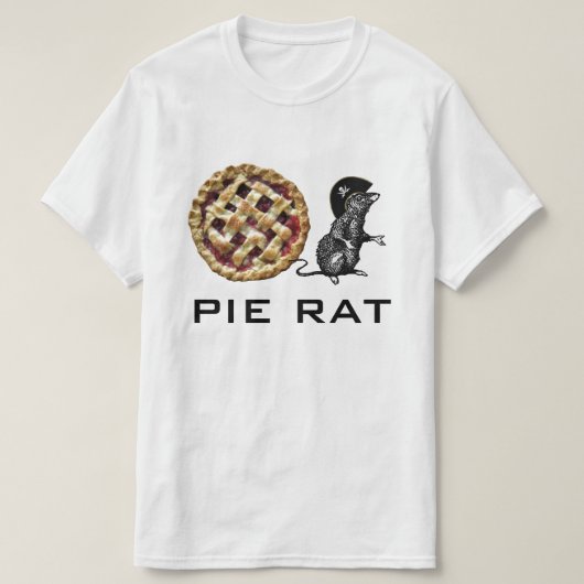 Pie Rat Rhubarb Pie T-Shirt (Design vorne)